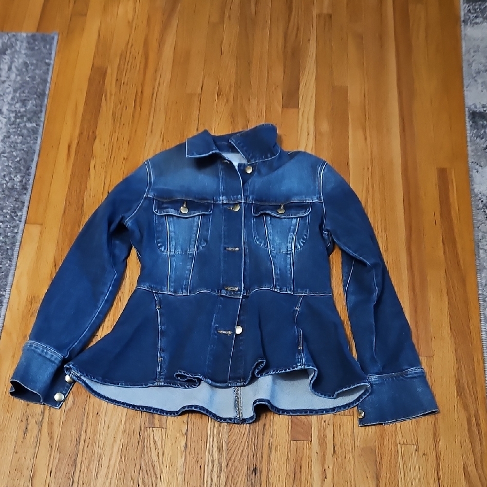 Frame Denim Blue Jean Jacket Classic Style